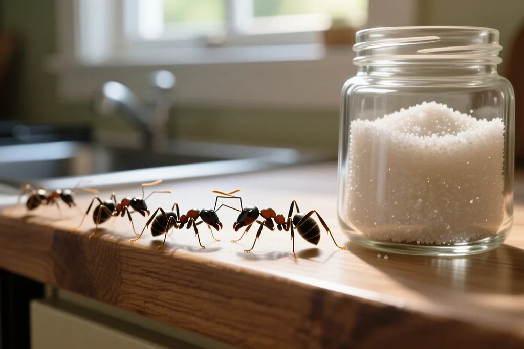 Hormigas en la cocina: cómo actuar